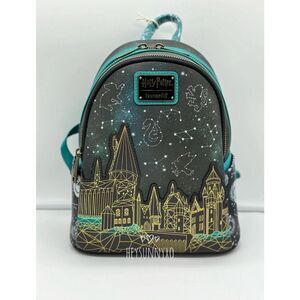 Loungefly Harry Potter Hogwarts Castle Constellations GITD Mini Backpack